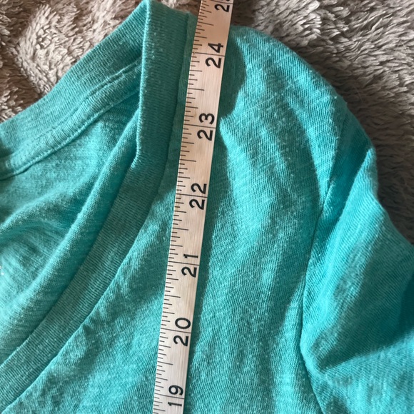 Live Love Dream Aeropostale DO ALL THINGS WITH LOVE Graphic Print V-Neck Shirt S - Picture 13 of 13